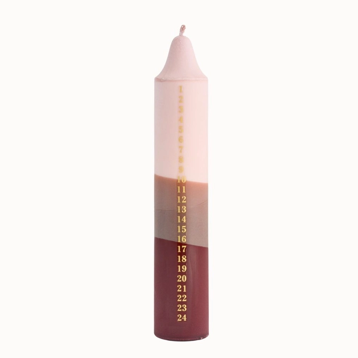 Adventslys Beige/Brown/Red - Nordtrice Candles - Bilde 4