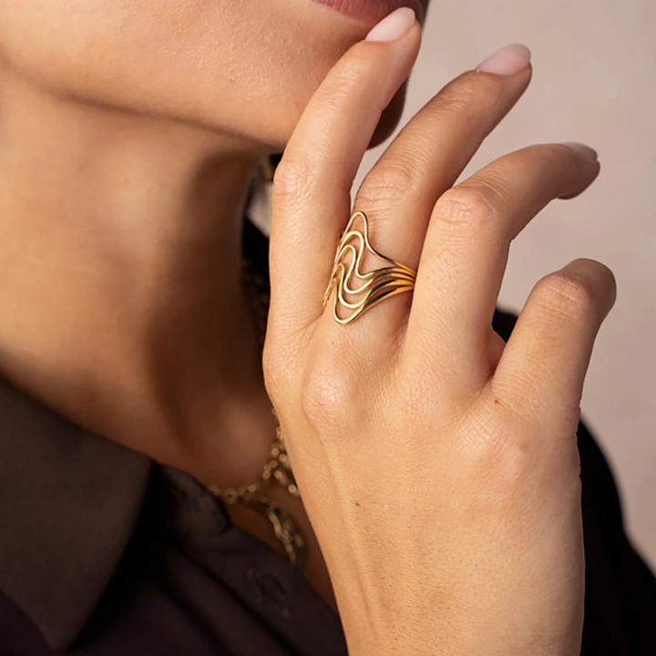 Wide Oriane Ring - BOHM Paris